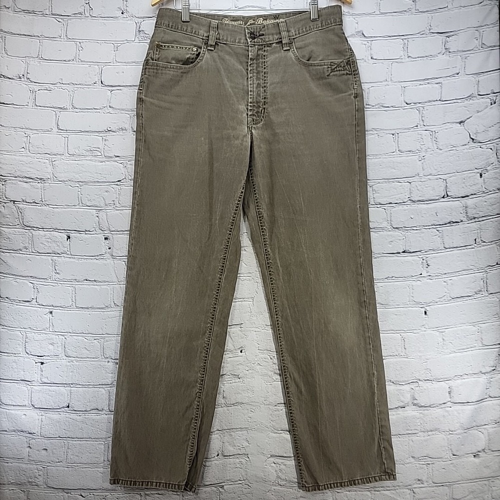 Tommy Bahama Corduroy Pants Mens 33 X 30 Brown Classic Fit Trousers